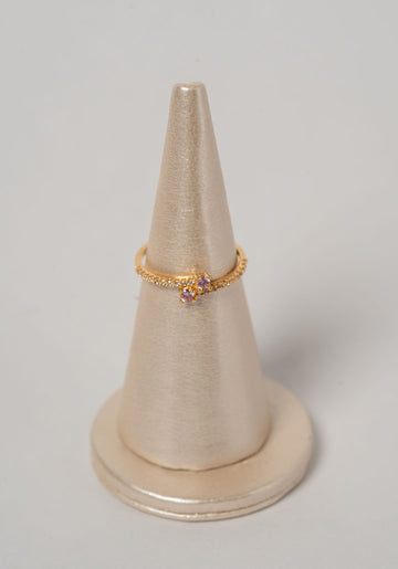 ANILLO CON CIRCONES ROSADOS