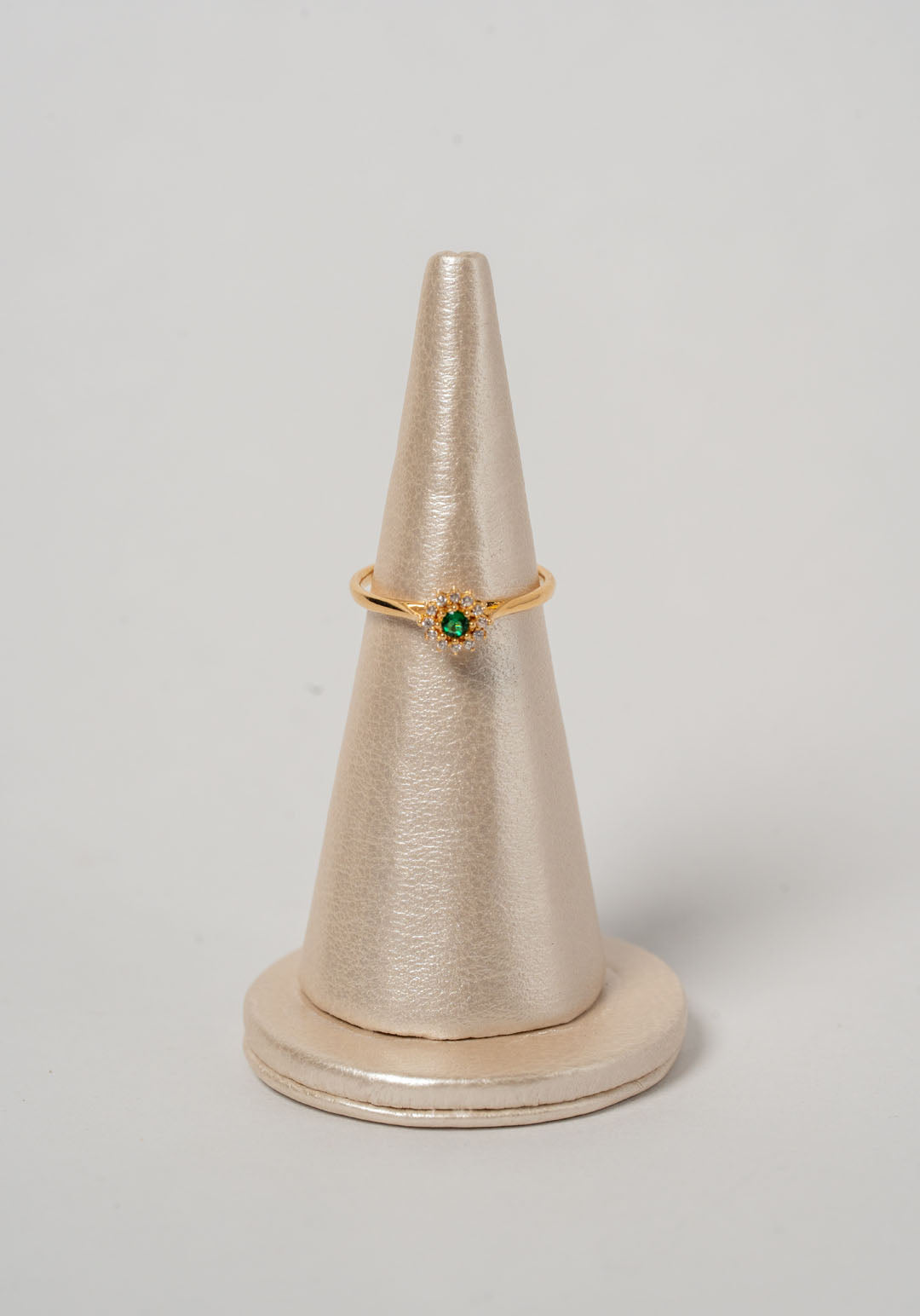 FLOR CON CIRCON VERDE