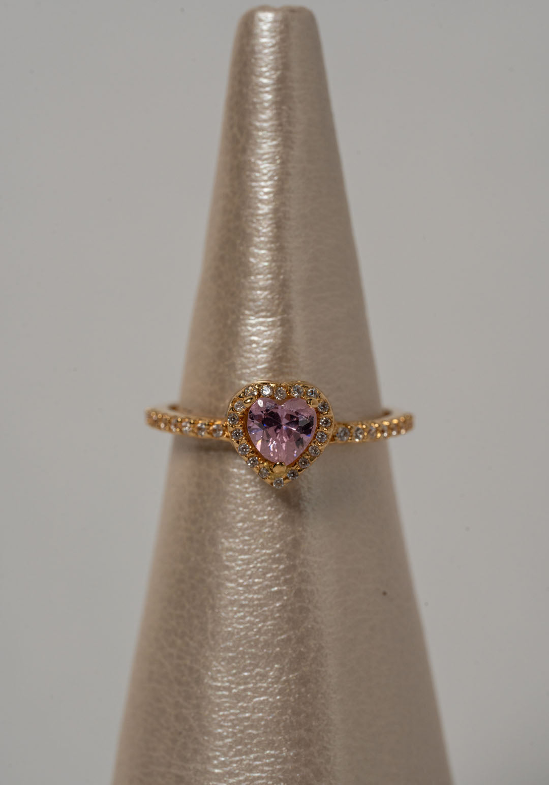 ANILLO CORAZON ROSADO