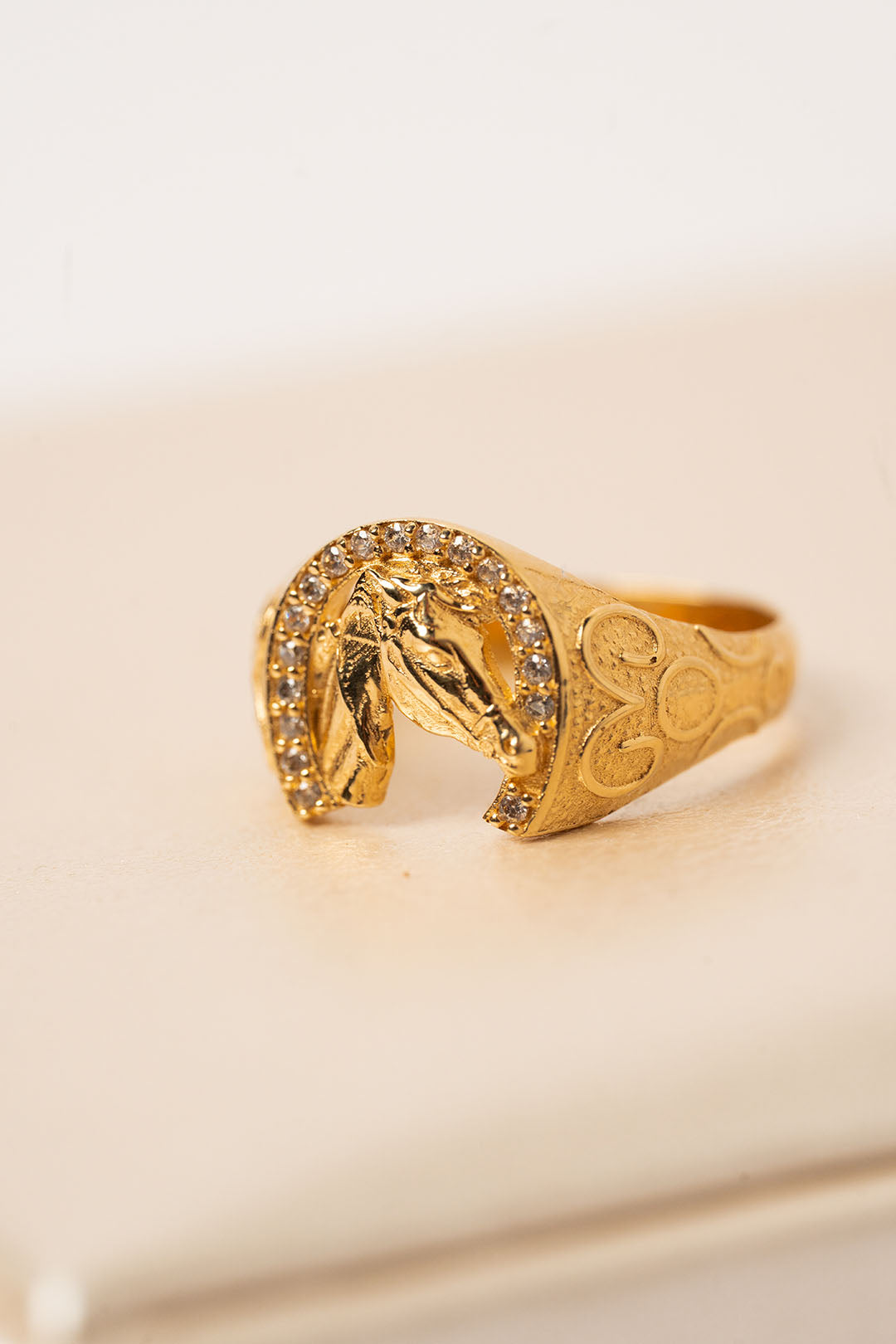 Anillo De Caballo Con Circones