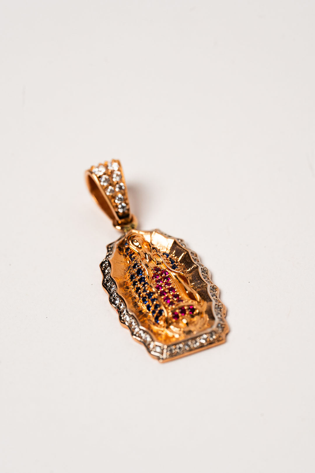 Dije Guadalupe Oro Rosa